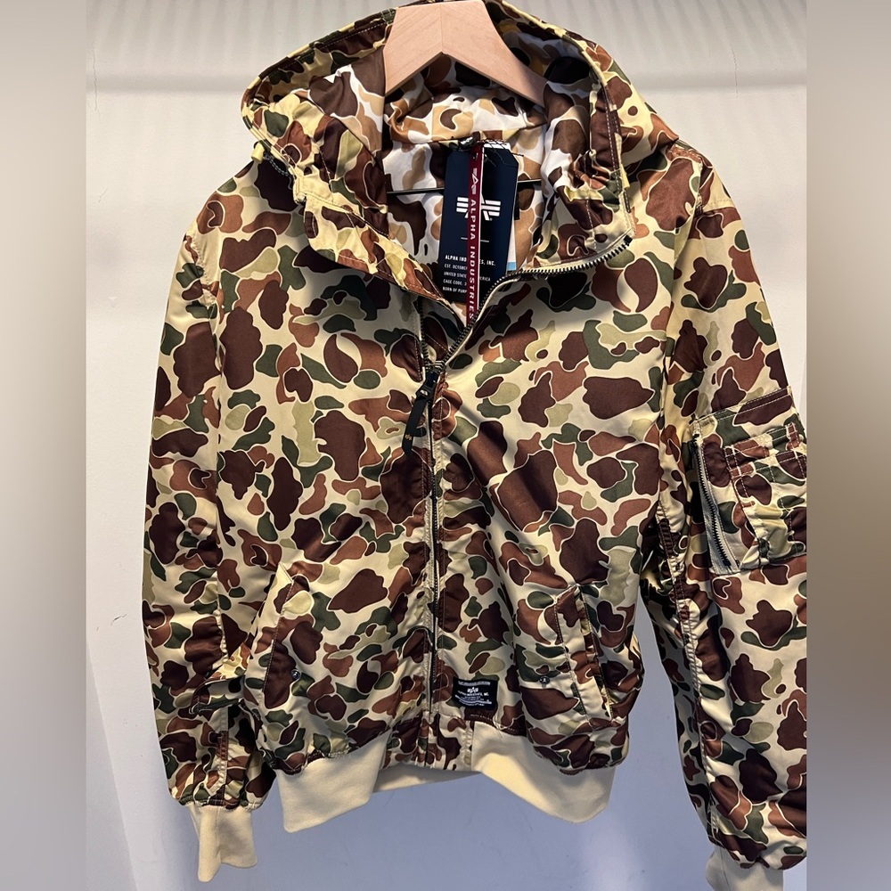 Alpha Industries MA1 Hooded Bomber Spring 2024 w/tags